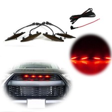 4x Red Led Front Grille Lights For 2014-19 Toyota 4runner Trd Pro Grille Sr5 Etc 4x Red Led Front Grille Lights For 2014-19 Toyota 4runner Trd Pro Grille Sr5 Etc