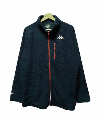 Vintage suntory coffee x kappa fleece jacket