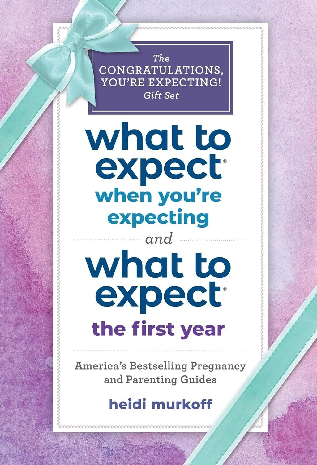 Heidi Murkoff What to Expect: Congratulations, You're Expecting! Gift PB NEW