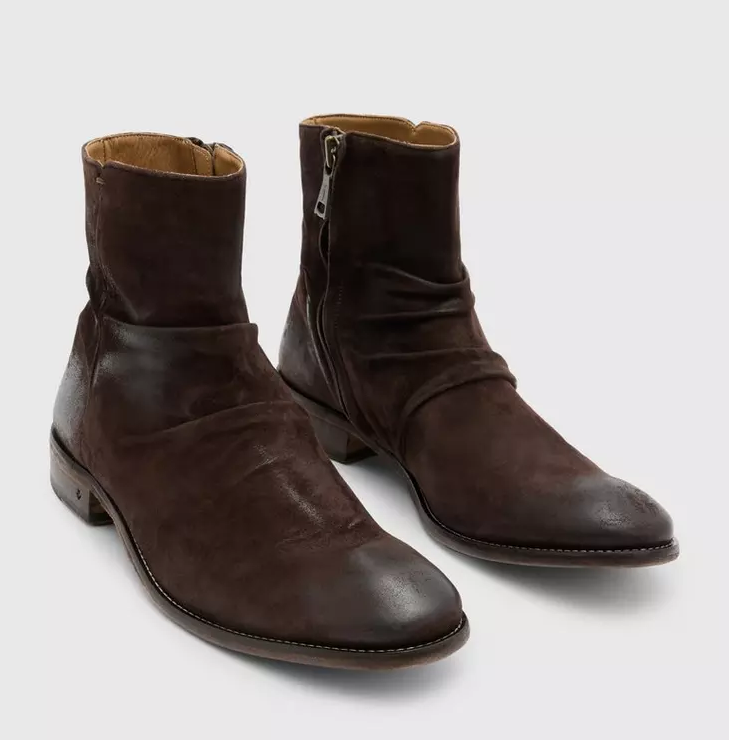 John Varvatos Morrison suede sharpei boot size 11.5 John Varvatos - Collection Morrison Sharpei boots - Size  main image 3