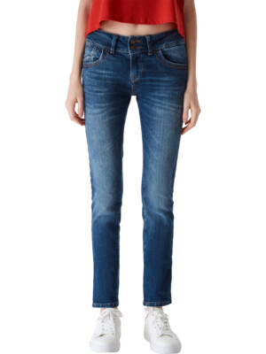 LTB Damen Jeans MOLLY M Super Slim Fit - Blau - Ellene Safe Wash W24-W34 Stretch