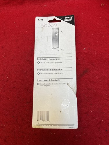 Mag Security Shiny Brass Trim Plates ~ Set of two 8784 - Picture 2 of 2