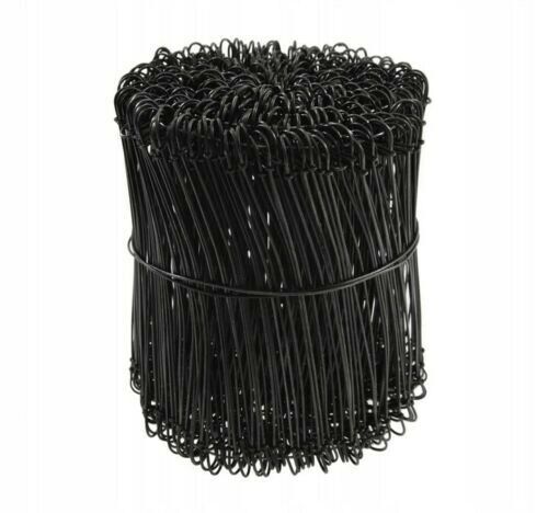 1000x  Long Double Loop Metal Wire Cable Tie Steel Twist Rebar/Garden  - Picture 1 of 3