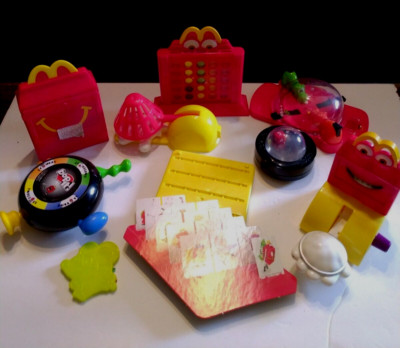 Mcdonalds Happy Meal Hasbro Toys, Travel Size Game Lot, From Original ...