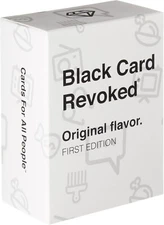 Black Card Revoked Original Flavor Party Card Game First Edition Black Culture