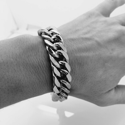 BRACCIALE IN ACCIAIO SATINATO 15MM - Mod&igrave; Mod&agrave;