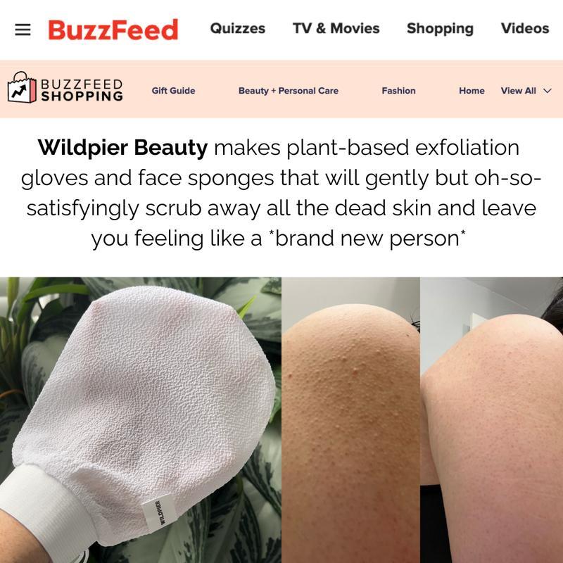 Wildpier? Deep Exfoliating Glove PlantBased, EcoFriendly