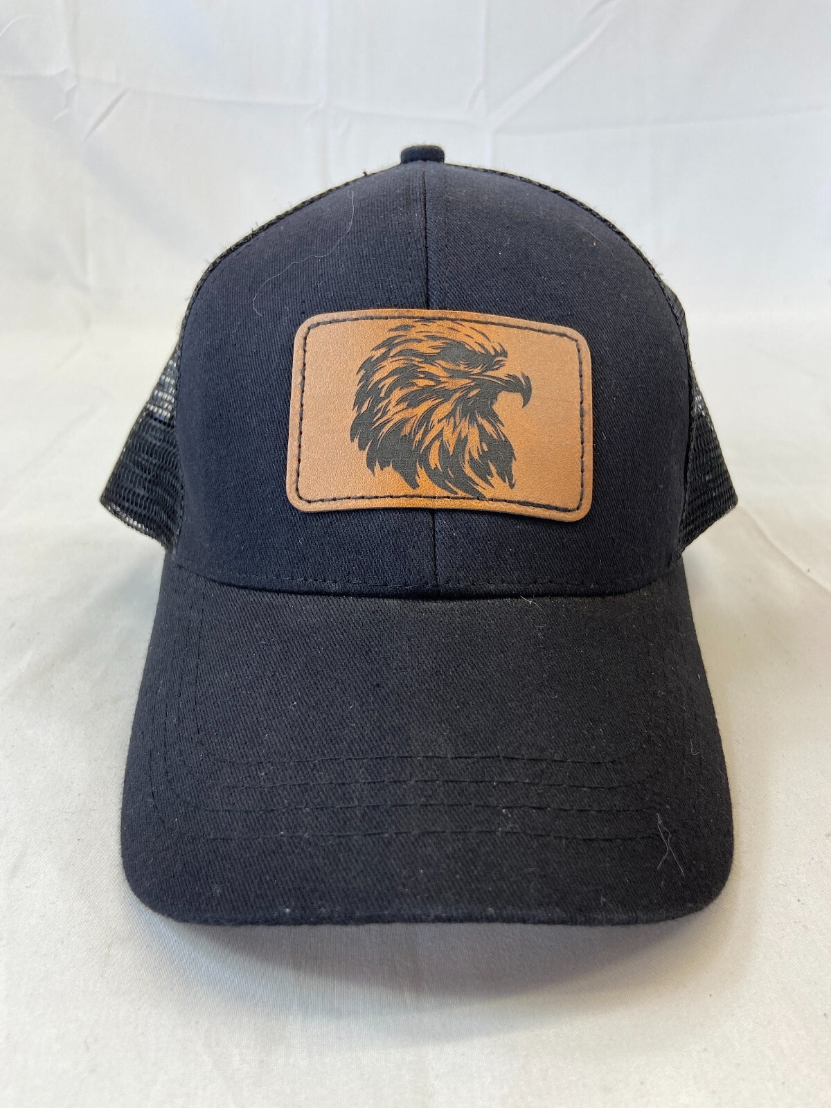 Womens Eagle Baseball Cap Strapback Hat Black Mes… - image 11