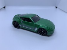 Hot Wheels - Nissan 370Z Green - Diecast Collectible - 1:64 Scale - USED