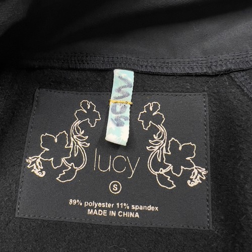 Lucy Black Vest Full Zip Fleece Lined Outdoor Reflective Running Pockets Small - Picture 7 of 12