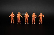 1/72 WW II German "Tank force"5 man group model 3D printed soldier 