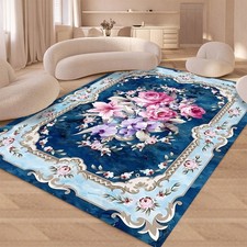 Tappeto grande floreale retrò europeo per soggiorno Tappeto decorativo di lusso