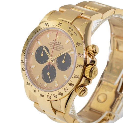 Rolex Daytona 40mm Yellow Gold Champagne Index Paul Newman D...