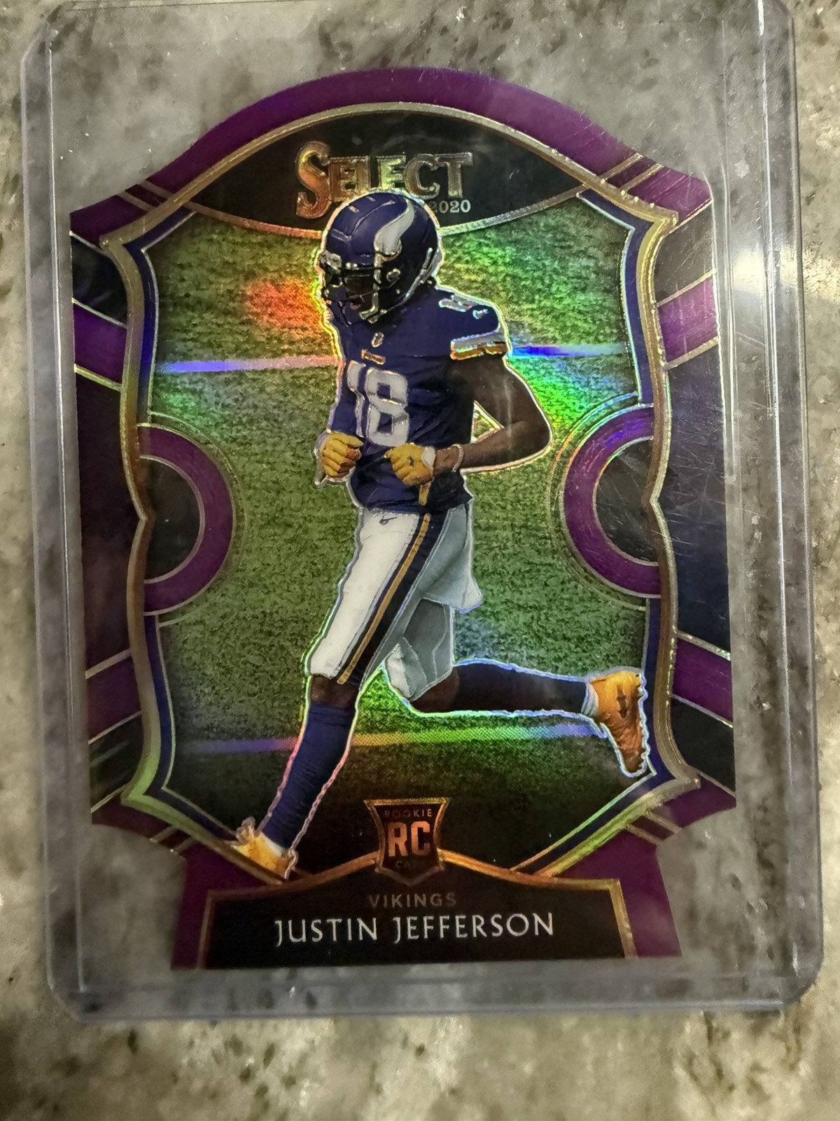 2020 Panini Select Prizm Justin Jefferson #61