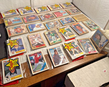 LOT of 9 1987 Topps Baseball Unopened Rack Packs CLEAN Stars Showing! 8
