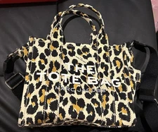 MARC JACOBS Women Bag Rare The Tote Leopard Print Limited Edition VHTF Popular P