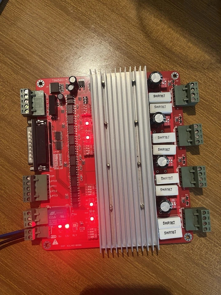 Scheda 4 assi TB6560 passo-passo motore LPT motor driver Mach3 CNC Pantografo - Immagine 2 di 4