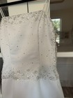 Milano White Bling Y2K Vintage Wedding Dress Size 8 — photo 4
