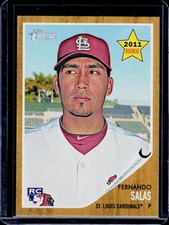 Baseball Topps 2011 Topps Heritage #344 Fernando Salas