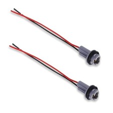 2 PCS Car Turn Signal Lights Harness Pigtail Socket, T10 T13 T15 Tail Light
