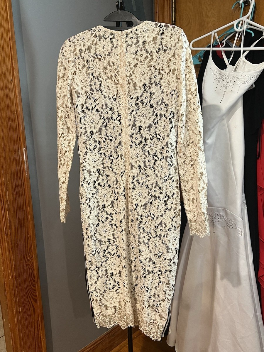 Vince Camuto Women's Ivory Floral-Lace Sheath Dress Size US 8, US 6 | eBay Vince Camuto Women's Ivory Floral-Lace Sheath Dress Size US 8, US 6 | eBay