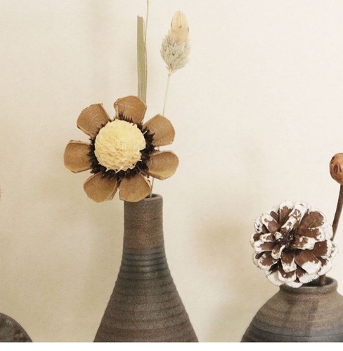 Ornamenti stile legno per arredamento casa nostalgico stile zen design fiori secchi - Foto 18 di 25