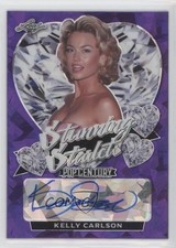2021 Leaf Metal Pop Century Purple Rainbow 7/20 Kelly Carlson #SS-KC1 Auto 0k5