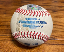 Bryce Johnson Giants Game Used Baseball 9/4/2022 vs Phillies Coonrod Hit Out