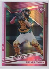 2022 Panini Elite Extra Edition Pink Tucker Toman #77 2x9