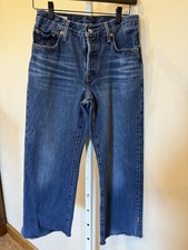 Levi  s 501 Premium Denim Button Fly Jeans Size 25X 24