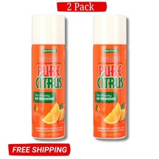 2 pack Pure Citrus Orange Air Freshener, 4Oz. Orange Scented Non-Aerosol NEW