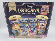 Disney Lorcana Trading Card Game 2 Decks 4 Booster Packs 1 Promo Card Sealed NEW