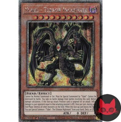 Yugioh Yubel - Inkarnierter Terror RA03-DE190 Platin Secret Rare 1. Auflage NM