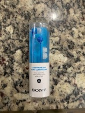 Sony MDR-EX15LP In-Ear Wired Earbuds Blue NEW Sealed 3.5mm