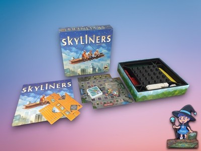  Skyliners Brettspiel von Hans im Glück 100% komplett 