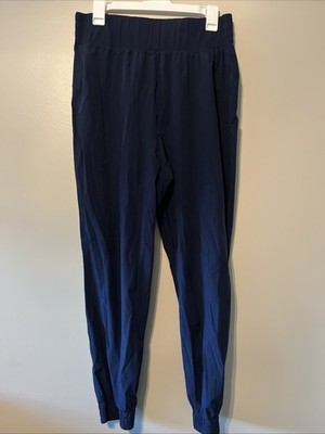 Women s HALARA High Waisted Elastic Waist Hiking Joggers track pants Large Blue