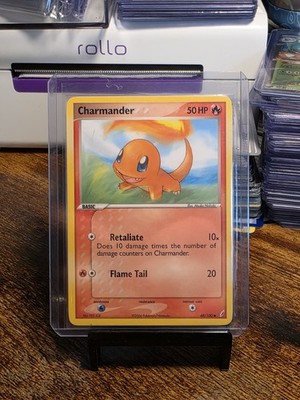 1x Single Charmander 48/100 EX Crystal Guardians Regular Lp+ /NM-