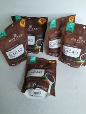 5x Navitas Organics Unsweetened Organic Cacao Nibs 8 Oz.  BB 04/26 - 05/26
