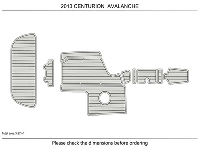2013 Centurion Avalanche DuraEVA EVA Foam Boat flooring