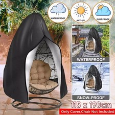 Heavy Duty Hanging Swing Egg Chair Cover Garden Patio Outdoor UV Waterproof UK