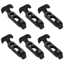 6Pcs Rubber Latches Flexible T Handle Draw Latch 4.3 Inch Hasp Draw Latch for To