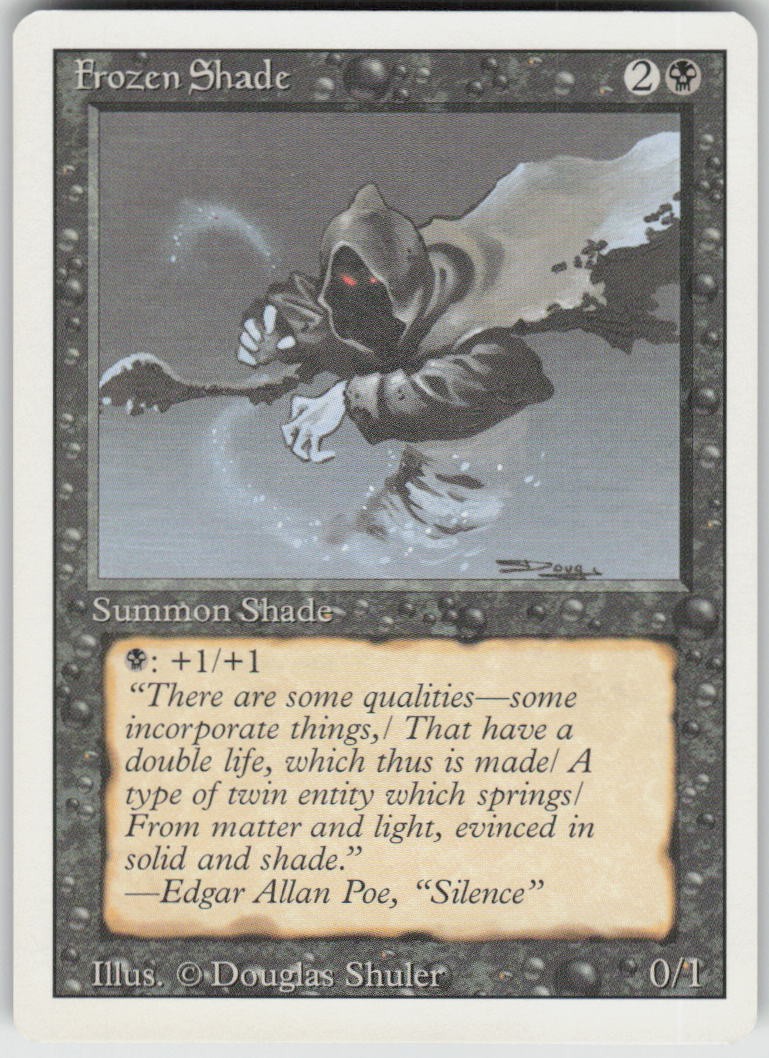 Frozen Shade Common Revised Edition Magic: The Gathering Lightly Played