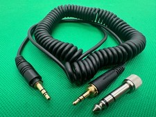 Coiled Spring Audio Cable For Yamaha HPH-MT5 HPH-MT5W HPH-MT8 Headphones  C197  