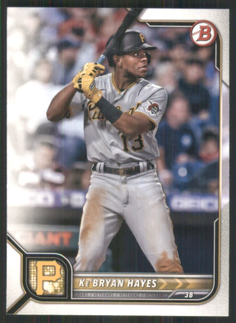 2022 Bowman #13 Ke'Bryan Hayes Pittsburgh Pirates 44807