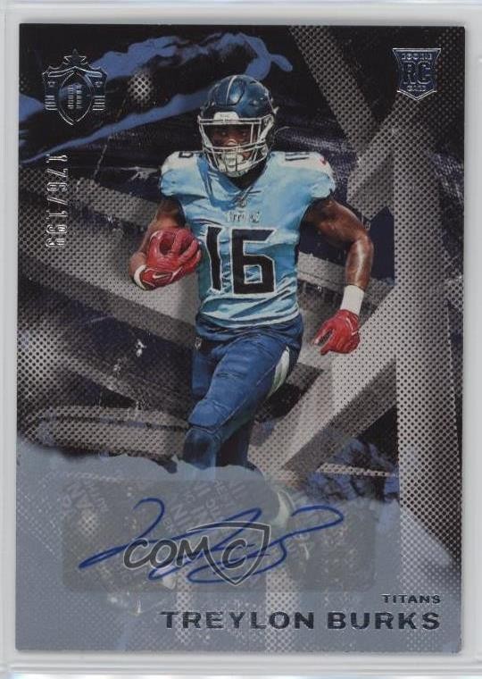 2022 Chronicles Gridiron Kings Signatures /199 Treylon Burks Rookie Auto RC 0l1