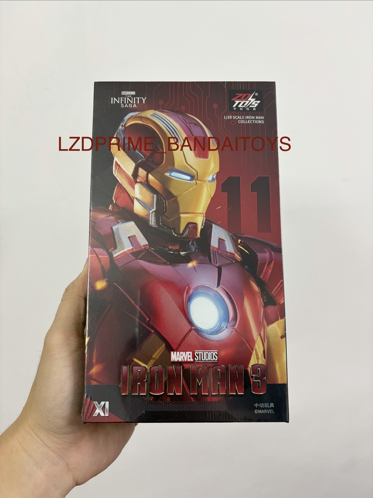 Iron Man Mark 11 Mk Xi 1/10 Action Figure Iron Man 3 Marvel 