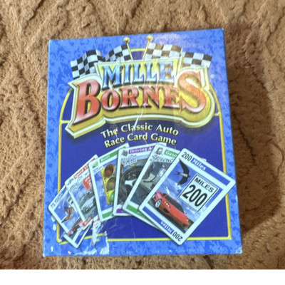 Winning Moves Mille Bornes Classic Auto Race Card Game 2003 2-4 Players Ages 8+