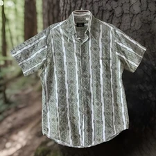 VTG TownCraft JCP Shirt Men’s Large 60s 70s Tapered Penn Prest Retro Dagger