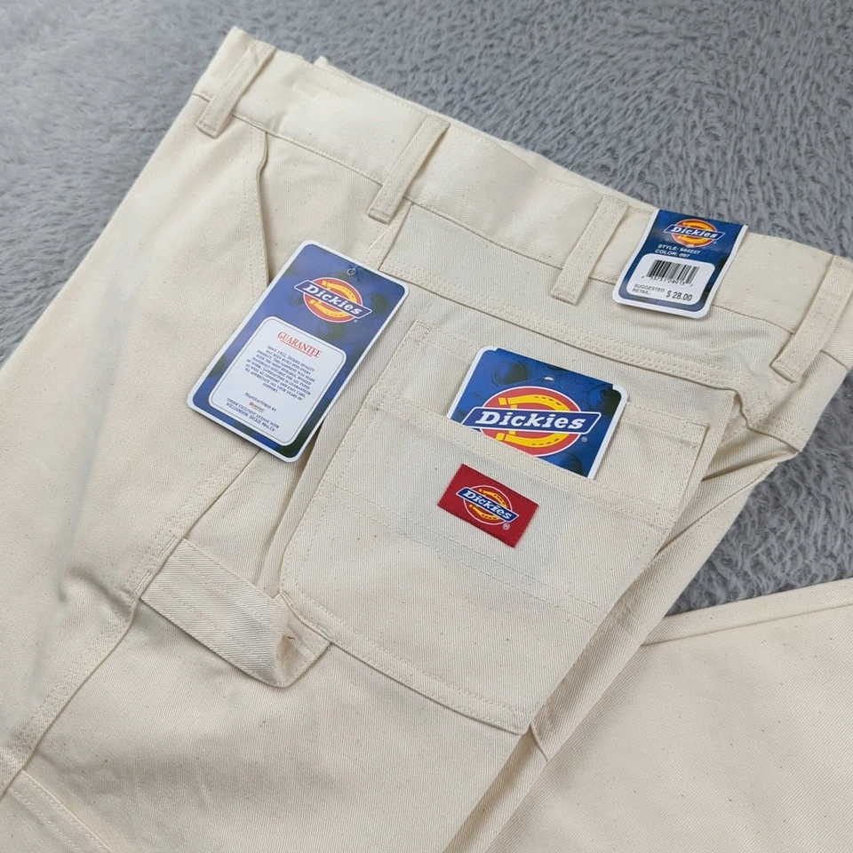 Vintage Dickies Pants Boys 18R 30x32White Painter Workwear Carpenter Student - Image 2 of 4