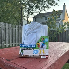 Minecraft Movie Chicken Jockey Child Kids Halloween 3D Pop Out Costume